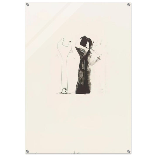 UNTITLED FROM TEN WINTER TOOLS 1973 5 - Jim Dine Acrylic Print - 70x100 cm / 28x40″ inches