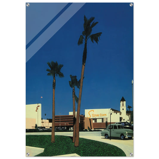 In the beginning IV Mall - Hiroshi Nagai Acrylic Print - 70x100 cm / 28x40″ inches | Hiroshi Nagai Wall Art | Hiroshi Nagai Prints