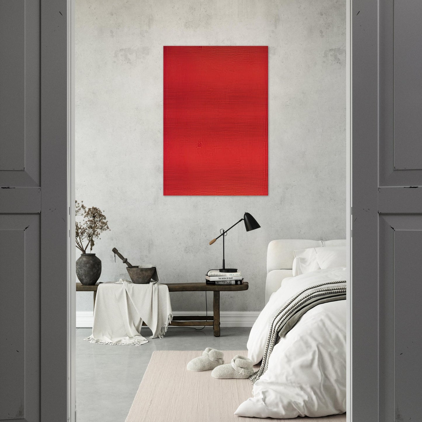 Spazio Luce - 1963 - Antonio Calderara Brushed Aluminum Print - 70x100 cm / 28x40 inches | Antonio Calderara Aluminum Print | Antonio Calderara Prints