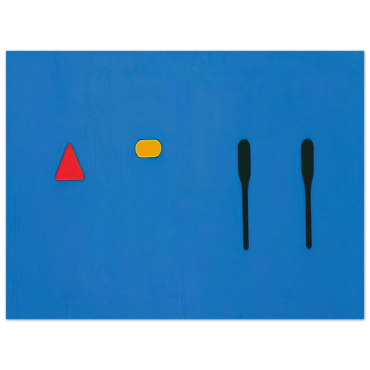 Ron Gorchov - Untitled - 1968  75x100 cm / 30x40inches Fine Art Poster