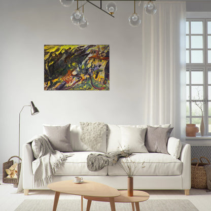 GORGE DE LOUP SUR VENCE - Chaim Soutine Brushed Aluminum Print - 70x100 cm / 28x40 inches | Chaim Soutine Aluminum Print | Chaim Soutine Prints