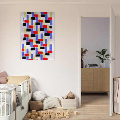 %D1%81OULEURS IDEES - Sonia Delaunay Brushed Aluminum Print - 70x100 cm / 28x40 inches | Sonia Delaunay Aluminum Print | Sonia Delaunay Prints