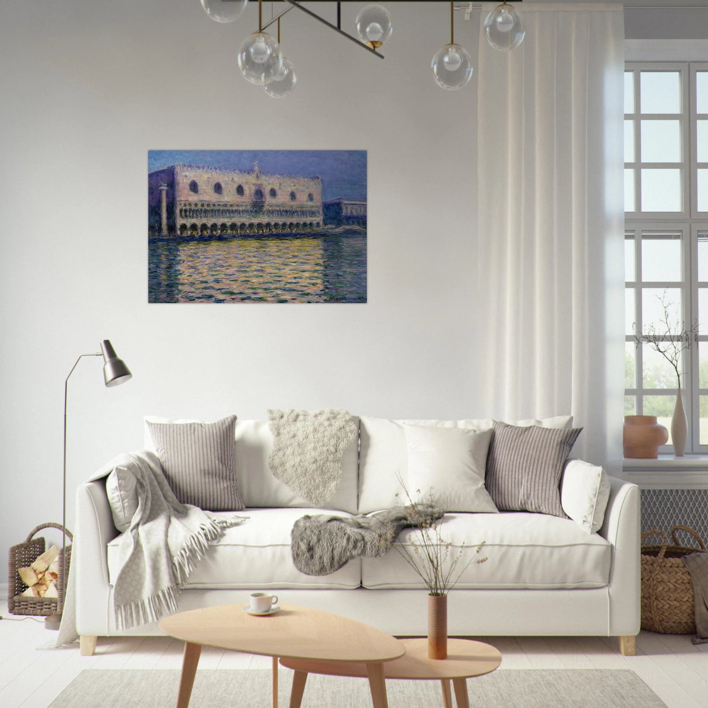 The Palazzo Ducale - claude monet Brushed Aluminum Print - 70x100 cm / 28x40 inches | claude monet Aluminum Print | claude monet Prints
