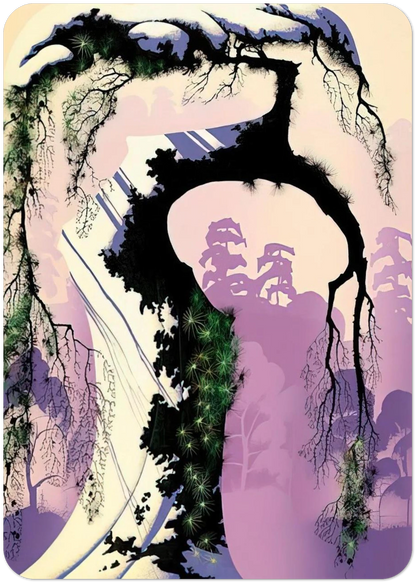 Norway Pine By Eyvind Earle Pack of 10 Post Cards | Eyvind Earle Post Cards | A6 (10.5 x 14.8 cm) - 4.1 x 5.8 inches