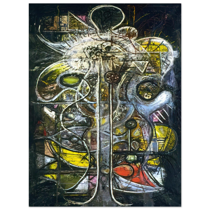 Richard Pousette-Dart - Comprehension of the Atom, Crucifixion  75x100 cm / 30x40inches Fine Art Poster