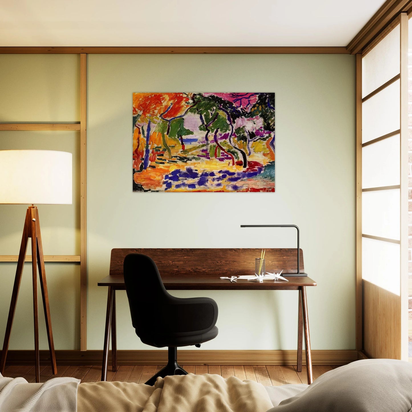 COUNTRYSIDE AT COLLIOURE 1905 - Henri Matisse Brushed Aluminum Print - 70x100 cm / 28x40 inches | Henri Matisse Aluminum Print | Henri Matisse Prints