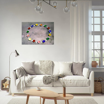 Wheel of Delights - 1967 - Lygia Pape Brushed Aluminum Print - 70x100 cm / 28x40 inches | Lygia Pape Aluminum Print | Lygia Pape Prints