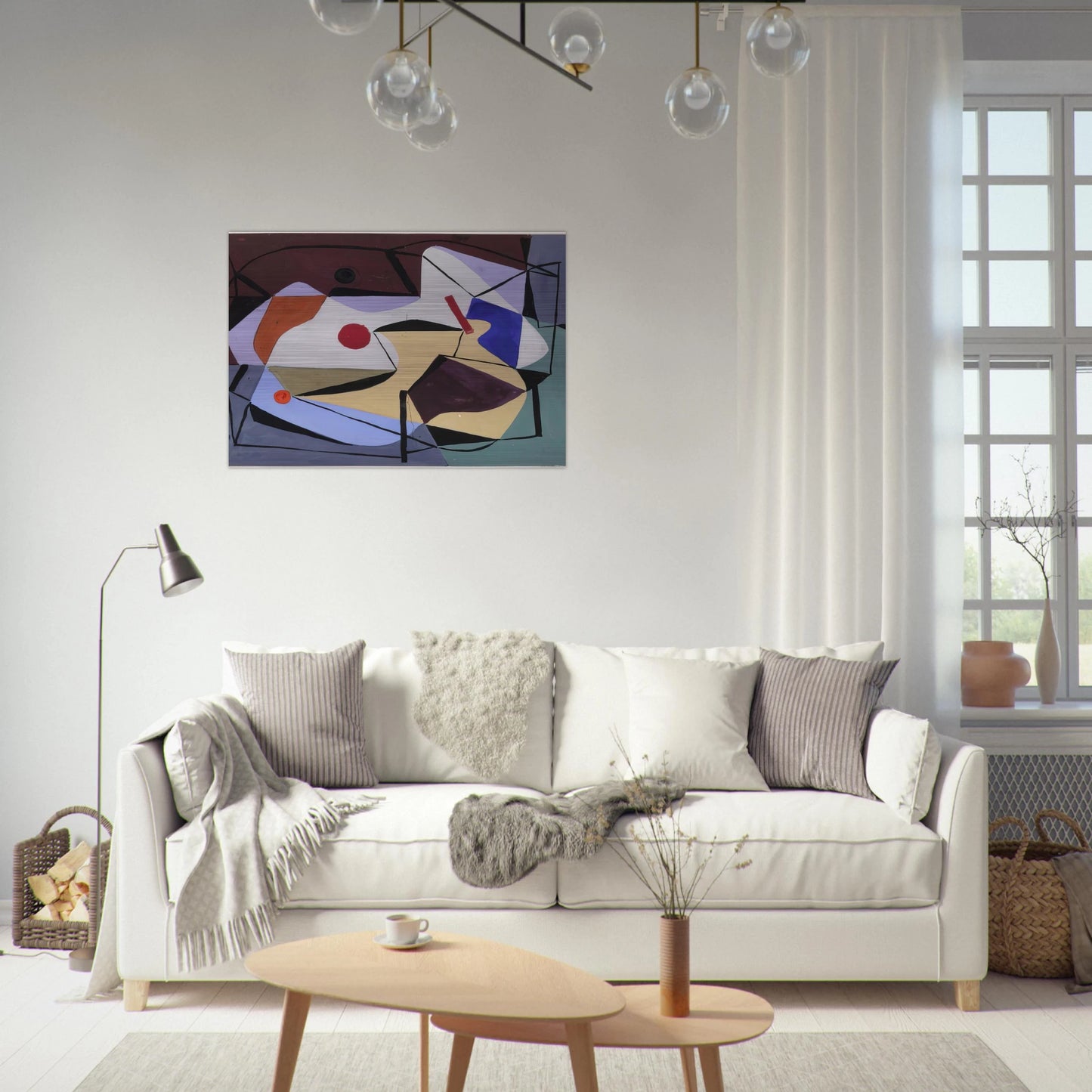 Study for a Painting - 1939 - Ad Reinhardt Brushed Aluminum Print - 70x100 cm / 28x40 inches | Ad Reinhardt Aluminum Print | Ad Reinhardt Prints