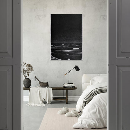 FLUORESCENT SEA - MC Escher Brushed Aluminum Print - 70x100 cm / 28x40 inches | MC Escher Aluminum Print | MC Escher Prints | Maurits Cornelis Escher Prints