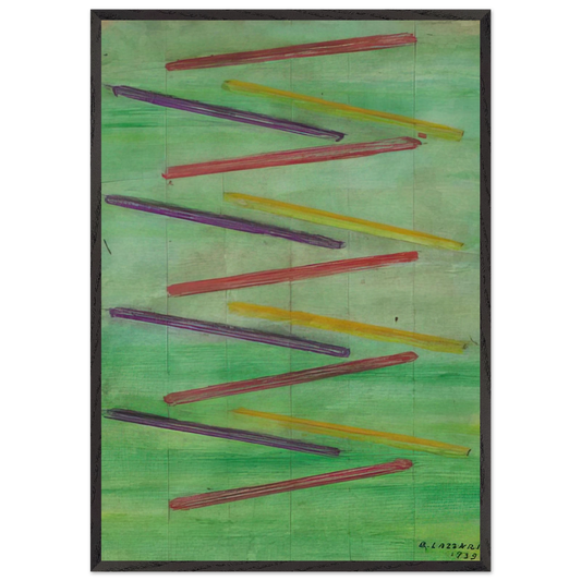Senza titolo - 1939 - Bice Lazzari 70x100 cm / 28x40 inches Framed Art Print – Black Wooden Frame