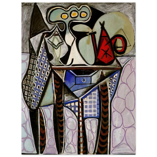Pablo Picasso - Still life on a table - 1947  75x100 cm / 30x40inches Fine Art Poster