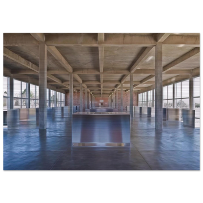 Untitled 100 Untitled Works in Mill Aluminium - 1986 - Donald Judd Brushed Aluminum Print - 70x100 cm / 28x40 inches | Donald Judd Aluminum Print | Donald Judd Prints