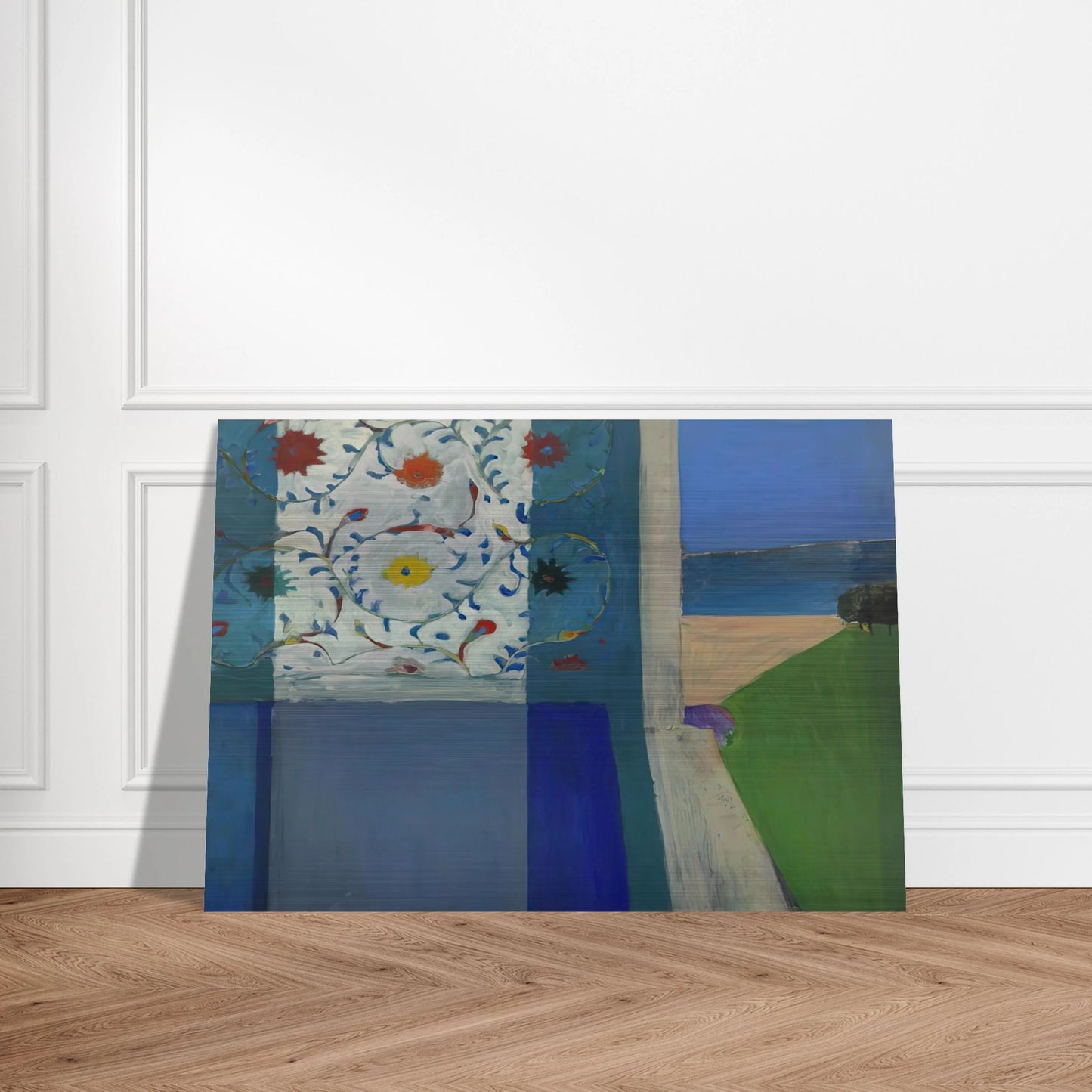 Recollections of a Visit to Leningrad - Richard Diebenkorn Brushed Aluminum Print - 70x100 cm / 28x40 inches | Richard Diebenkorn Aluminum Print | Richard Diebenkorn Prints