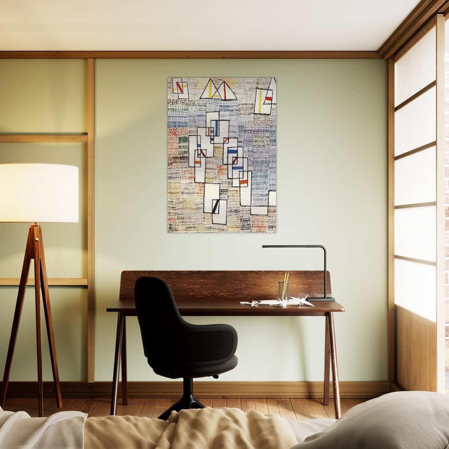 COTE DE PROVENCE - Paul Klee Brushed Aluminum Print - 70x100 cm / 28x40 inches | Paul Klee Aluminum Print | Paul Klee Prints