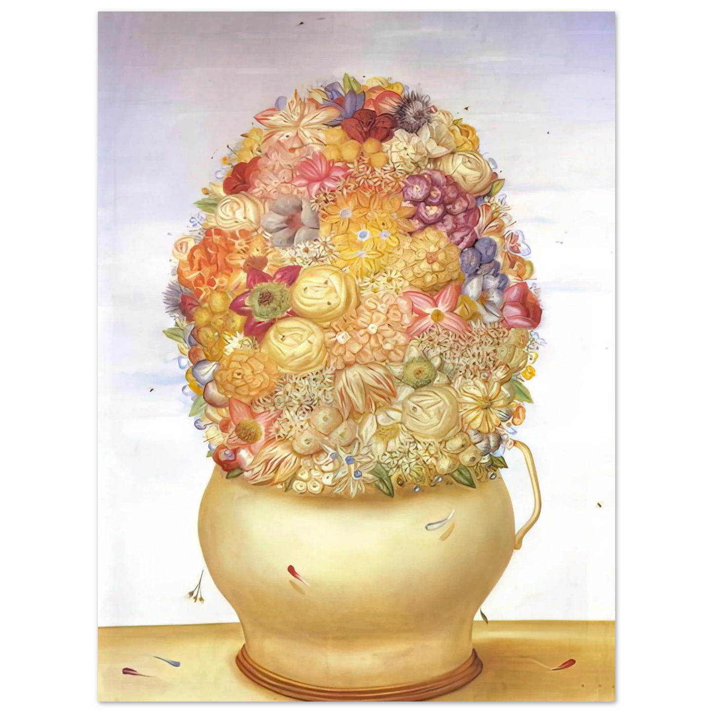 Fernando Botero - FLOWER POT  75x100 cm / 30x40inches Fine Art Poster