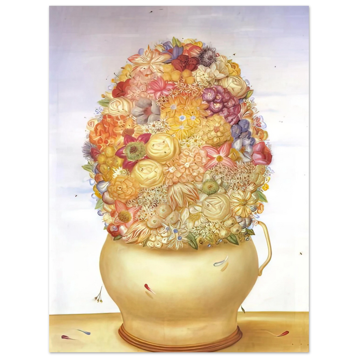 Fernando Botero - FLOWER POT  75x100 cm / 30x40inches Fine Art Poster