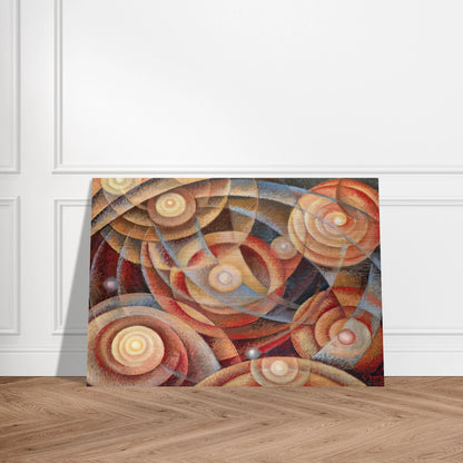 Ritmi astrali - 1916 - Gerardo Dottori Brushed Aluminum Print - 70x100 cm / 28x40 inches | Gerardo Dottori Aluminum Print | Gerardo Dottori Prints