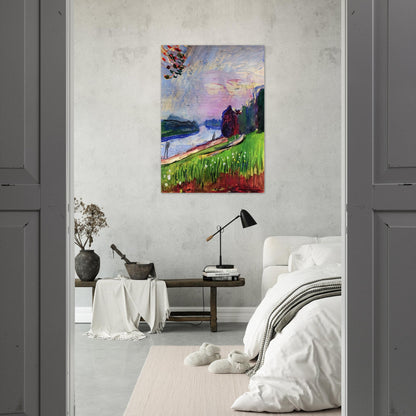 COPSE OF THE BANKS OF THE GARONNE 1900 - Henri Matisse Brushed Aluminum Print - 70x100 cm / 28x40 inches | Henri Matisse Aluminum Print | Henri Matisse Prints