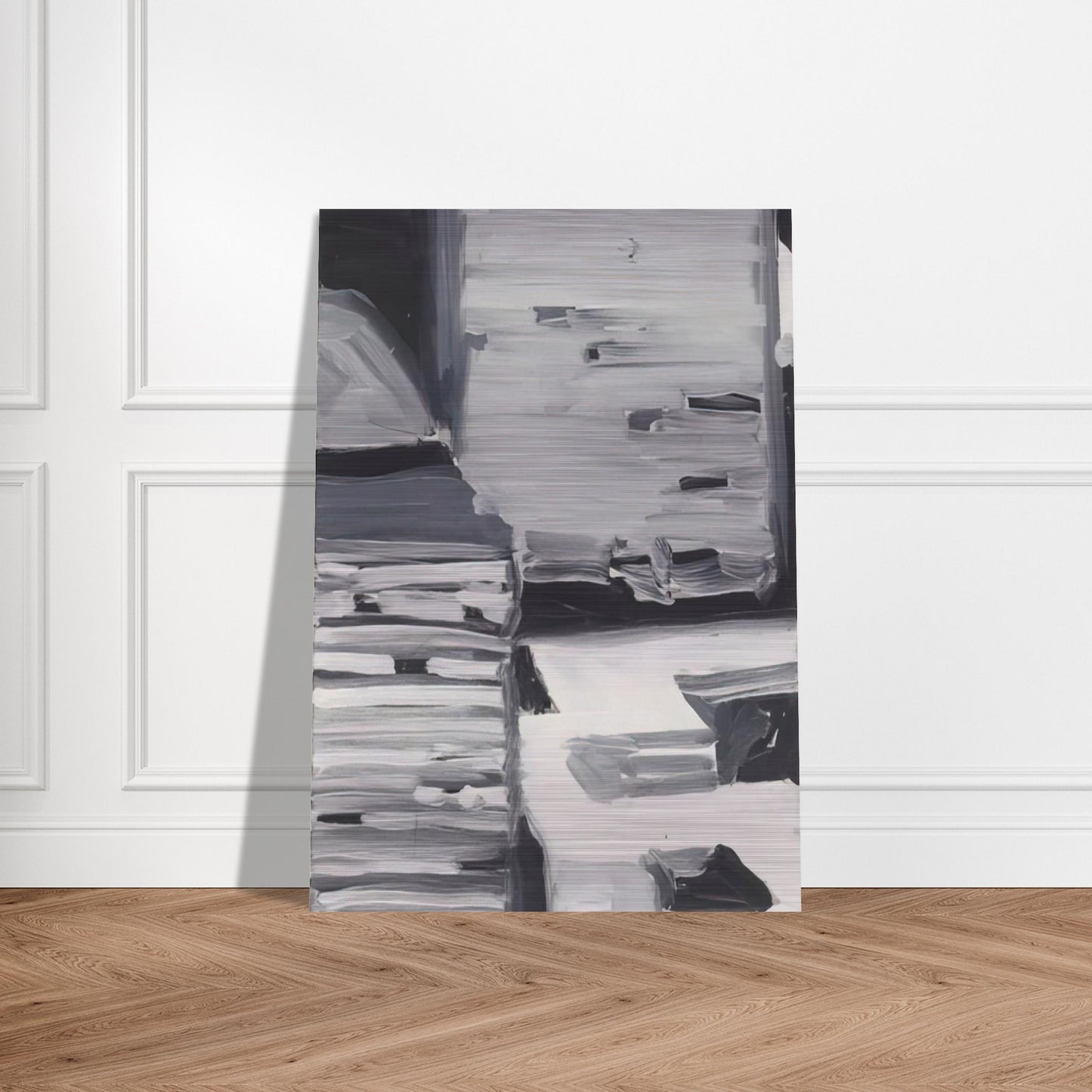 TOWNSCAPE 1968 4 - Gerhard Richter Brushed Aluminum Print - 70x100 cm / 28x40 inches | Gerhard Richter Aluminum Print | Gerhard Richter Prints