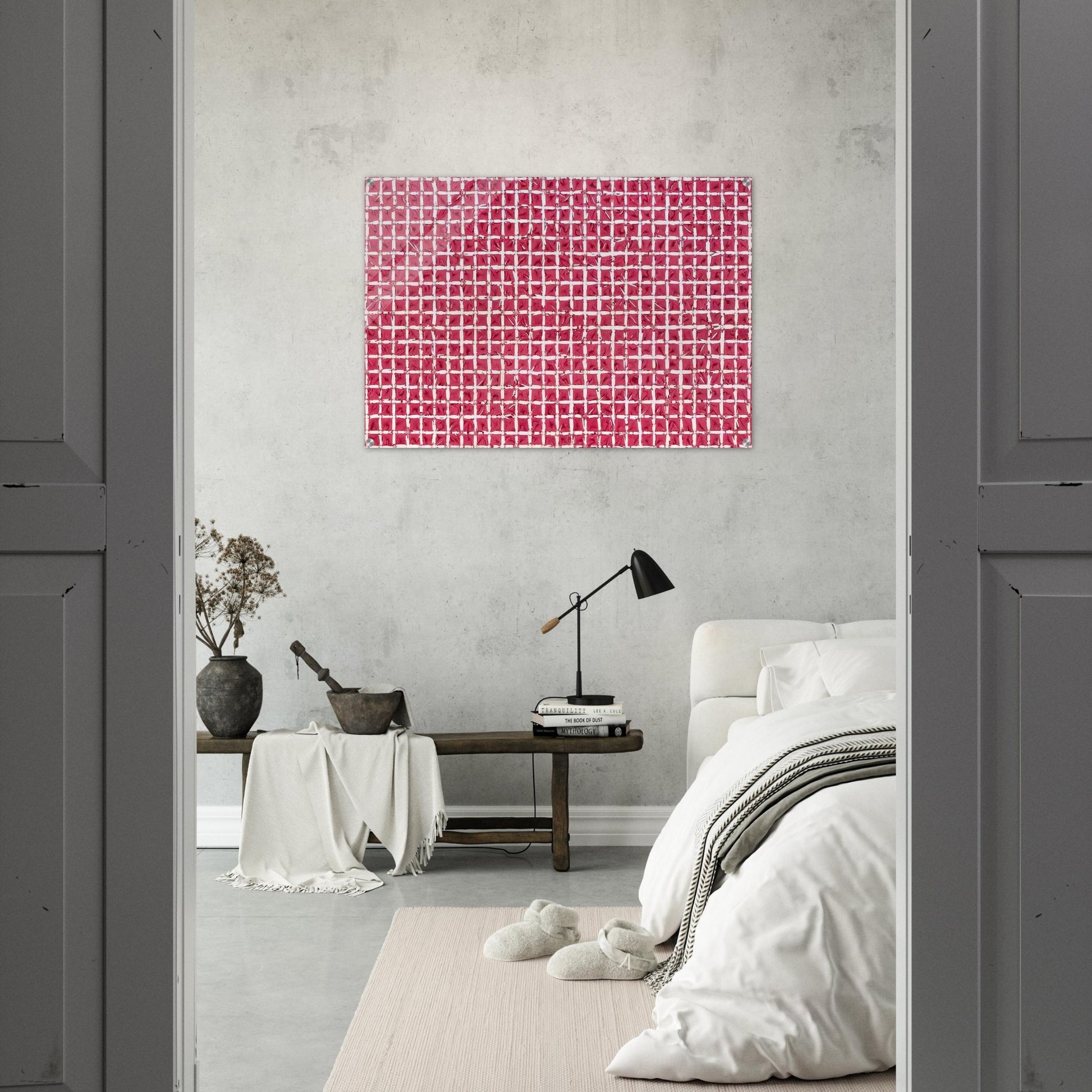 Tabula - 1976 - Simon Hantai Acrylic Print - 70x100 cm / 28x40″ inches | Simon Hantai Wall Art | Simon Hantai Prints
