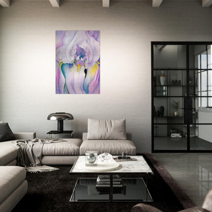 Light of Iris - Georgia O'Keeffe Brushed Aluminum Print - 70x100 cm / 28x40 inches | Georgia O'Keeffe Aluminum Print | Georgia O'Keeffe Prints