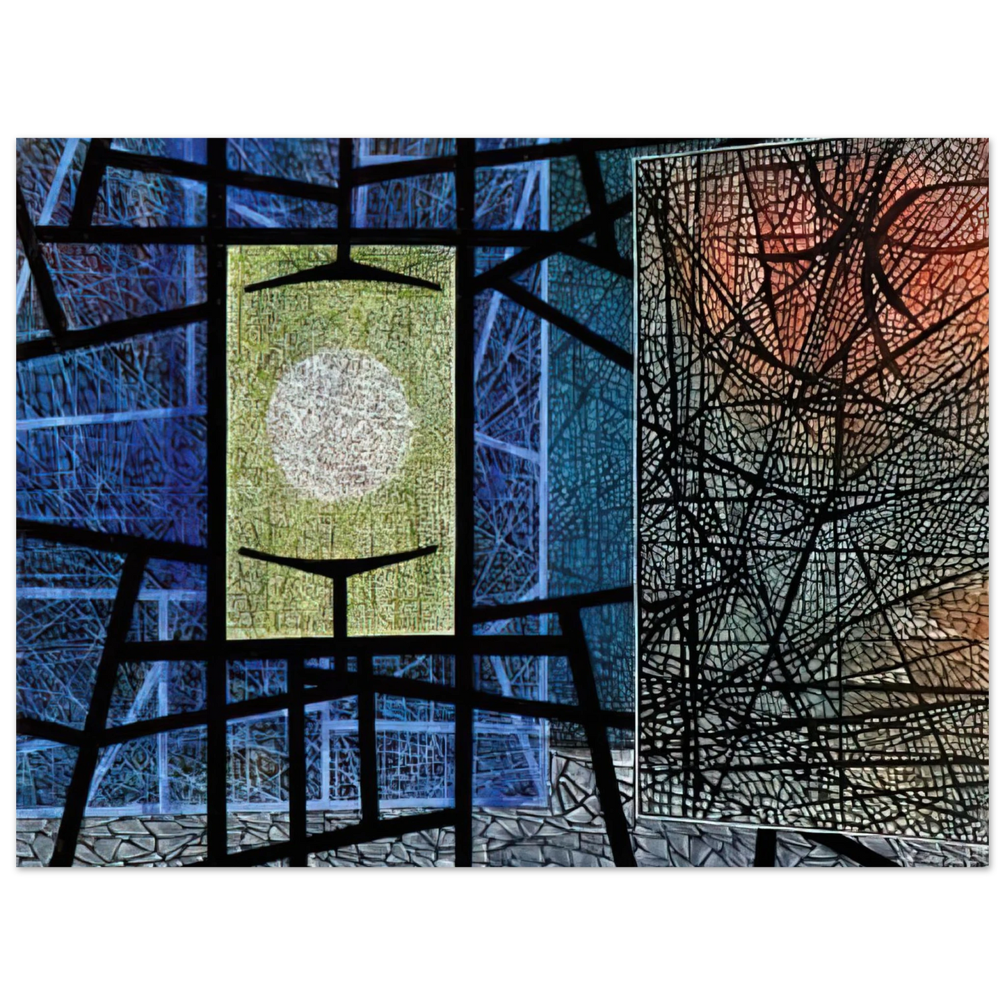 Jimmy Ernst - Equations - 1965  75x100 cm / 30x40inches Fine Art Poster