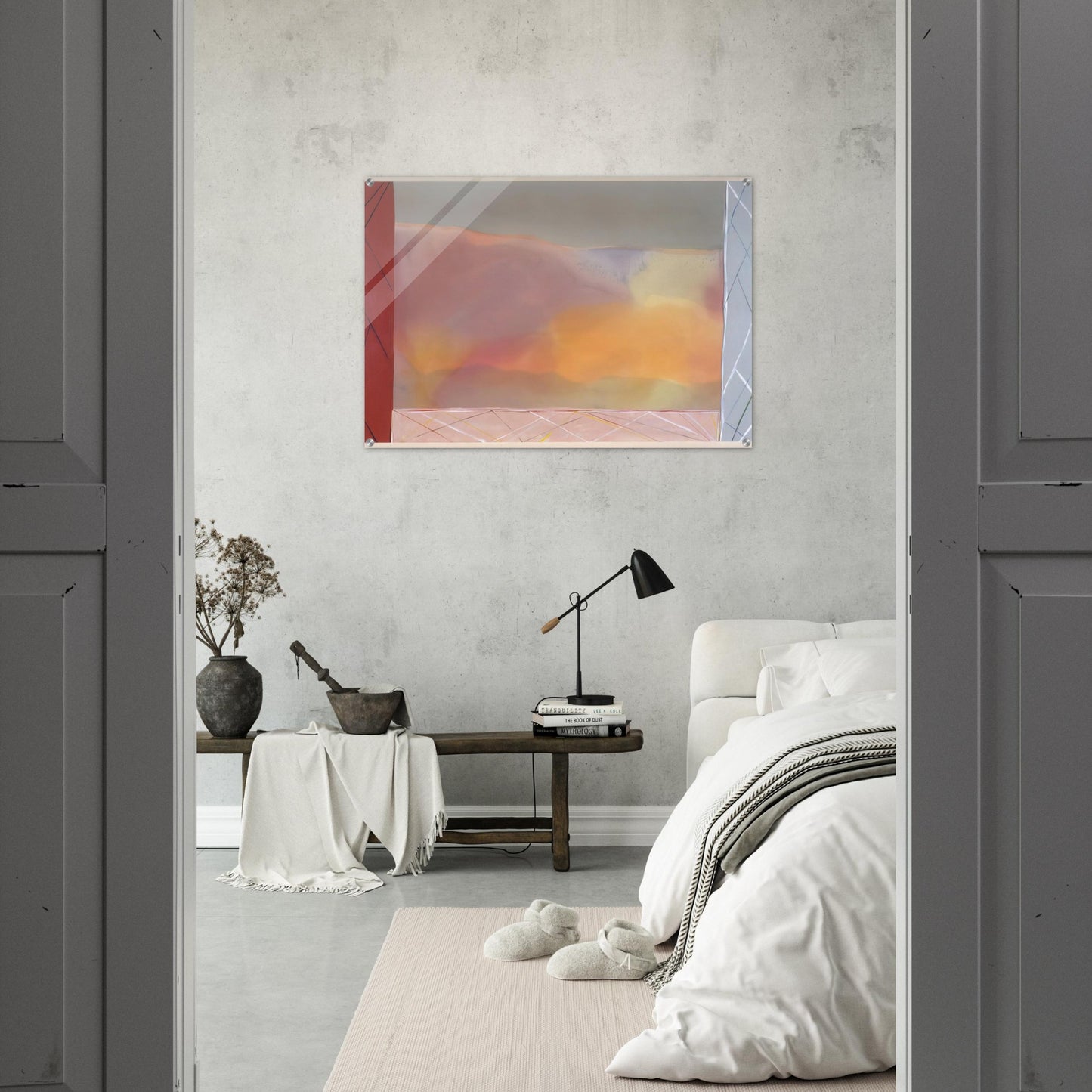 Tahity Trinity - 1988 - Ronnie Landfield Acrylic Print - 70x100 cm / 28x40″ inches