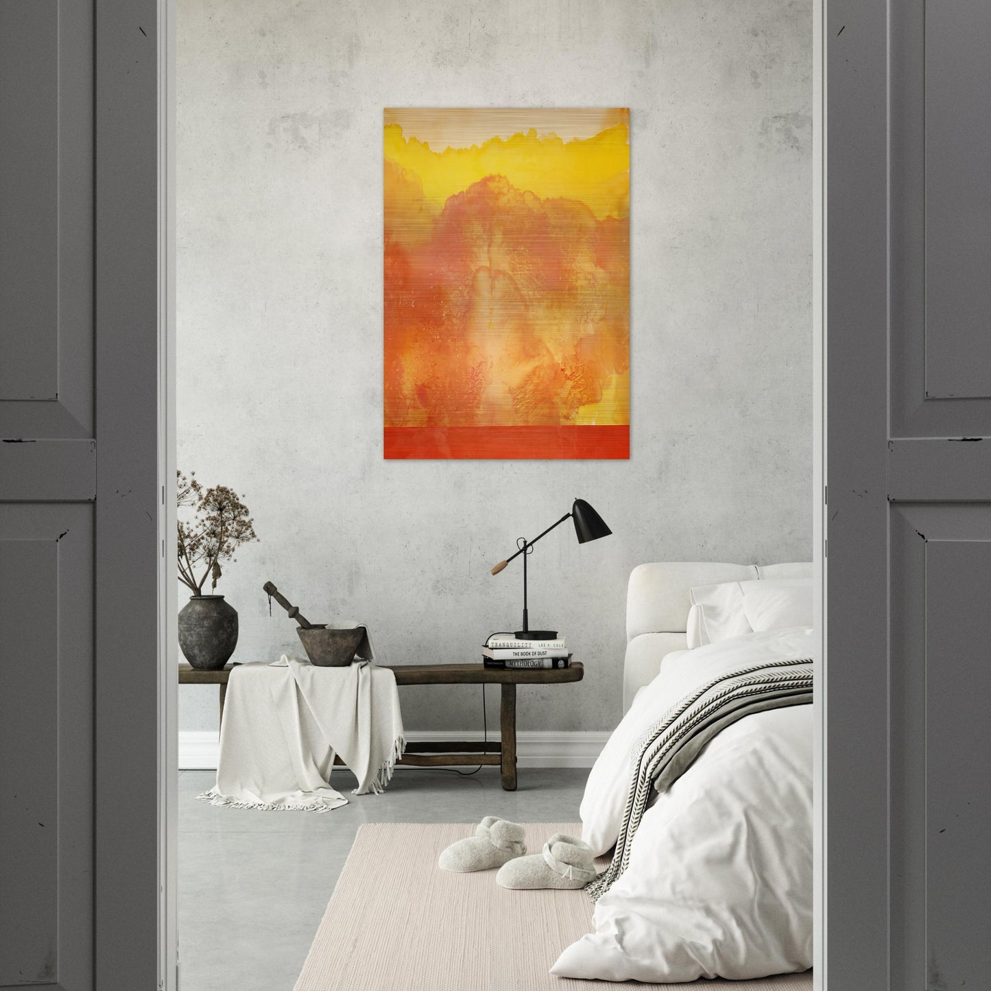 Pathfinder - 1970 - Ronnie Landfield Brushed Aluminum Print - 70x100 cm / 28x40 inches | Ronnie Landfield Aluminum Print | Ronnie Landfield Prints