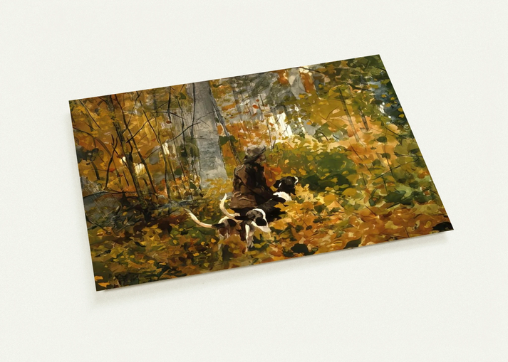 ON THE TRAIL By Winslow Homer Pack of 10 Post Cards | Winslow Homer Post Cards | A6 (10.5 x 14.8 cm) - 4.1 x 5.8 inches