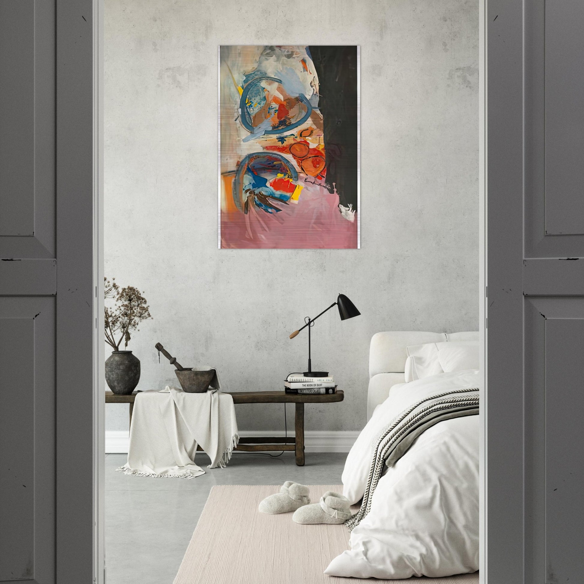 Take Off, 1956- - Helen Frankenthaler Brushed Aluminum Print - 70x100 cm / 28x40 inches | Helen Frankenthaler Aluminum Print | Helen Frankenthaler Prints