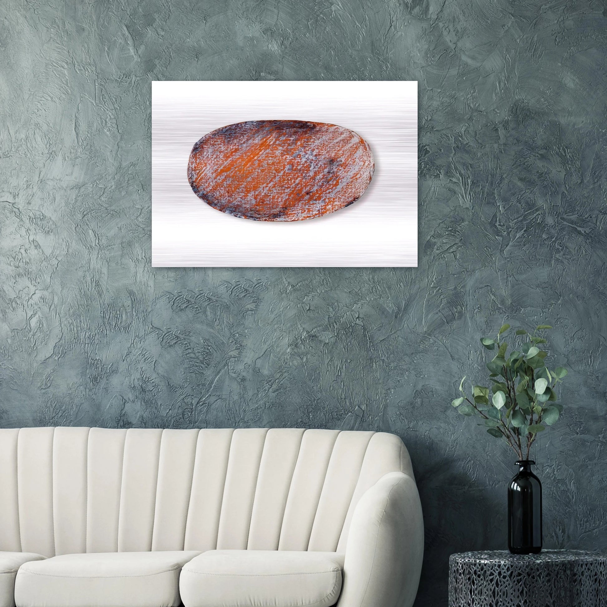 Ohne Titel für Peter Dibke - 1970 - Blinky Palermo Brushed Aluminum Print - 70x100 cm / 28x40 inches | Blinky Palermo Aluminum Print | Blinky Palermo Prints