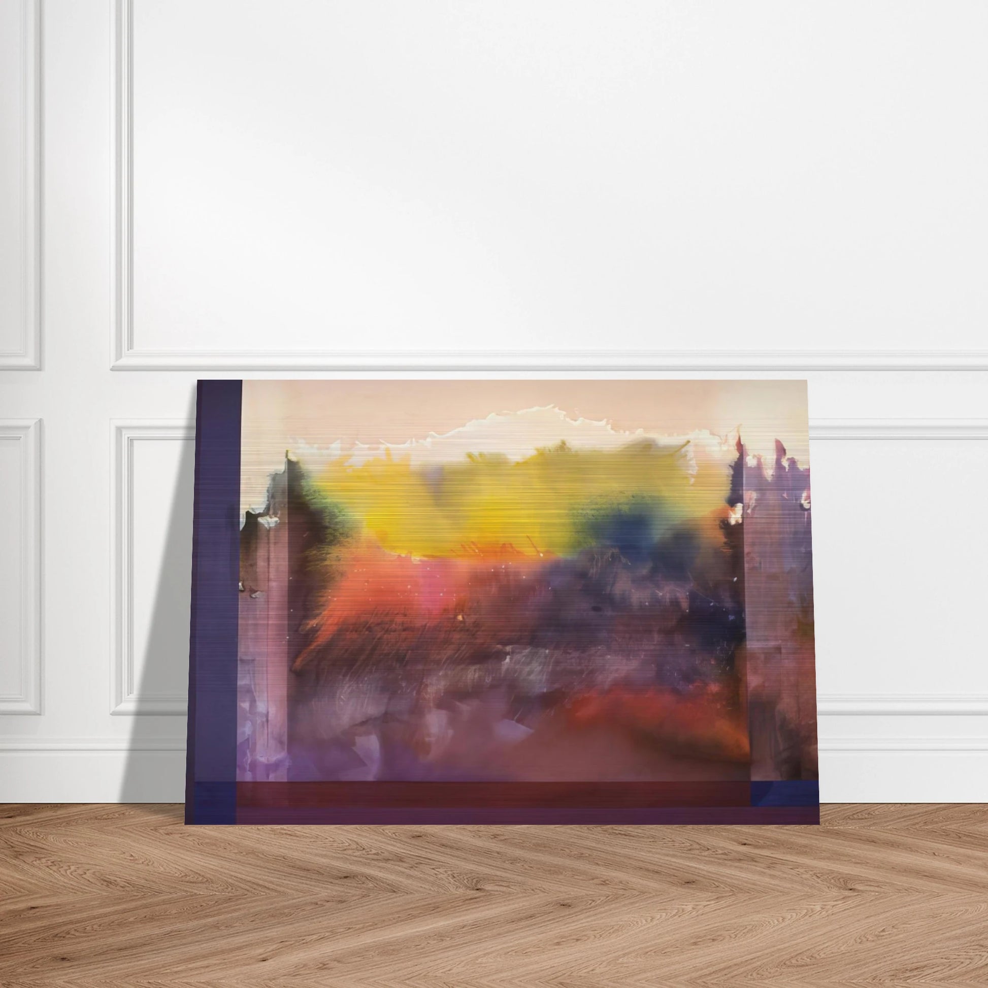 Vision Of Paradise - 1985 - Ronnie Landfield Brushed Aluminum Print - 70x100 cm / 28x40 inches | Ronnie Landfield Aluminum Print | Ronnie Landfield Prints