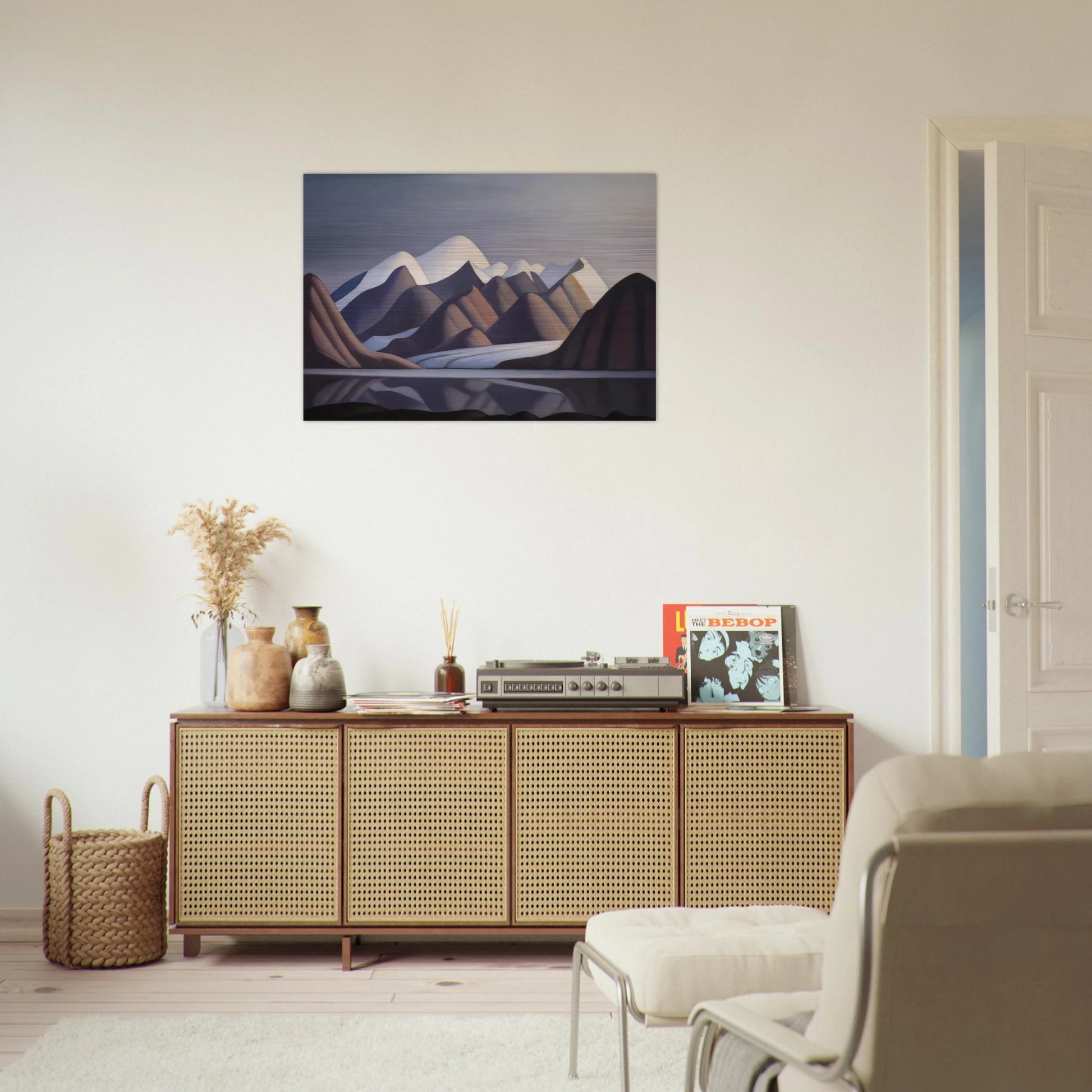 Mount Thule, Bylot Island - 1930 - Lawren Harris Brushed Aluminum Print - 70x100 cm / 28x40 inches | Lawren Harris Aluminum Print | Lawren Harris Prints