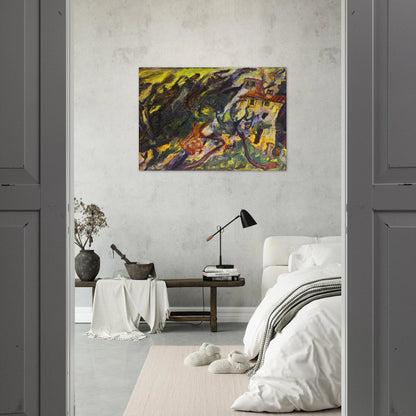 GORGE DE LOUP SUR VENCE - Chaim Soutine Brushed Aluminum Print - 70x100 cm / 28x40 inches | Chaim Soutine Aluminum Print | Chaim Soutine Prints