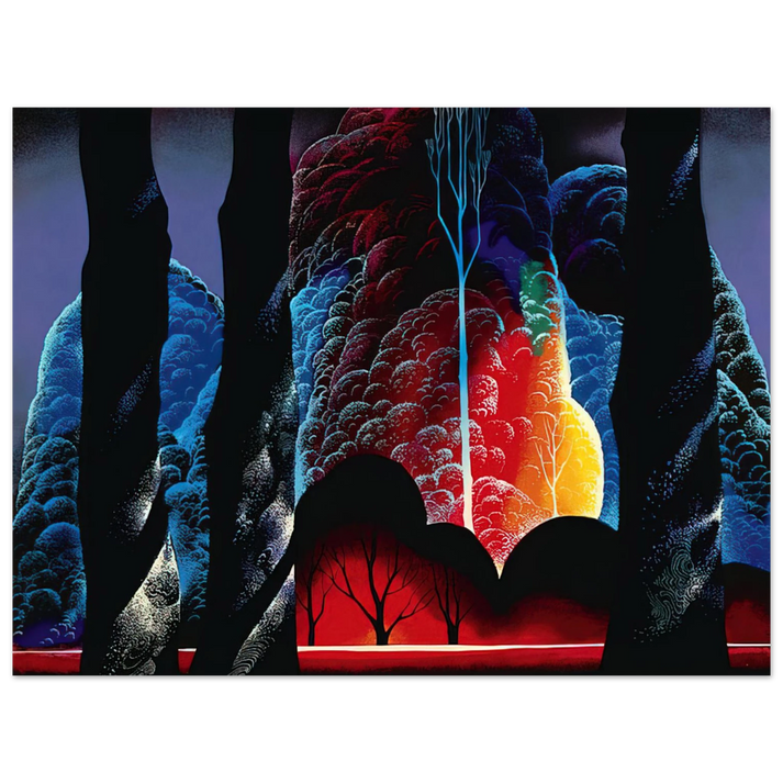 Eyvind Earle - Forest Symphony  75x100 cm / 30x40inches Fine Art Poster
