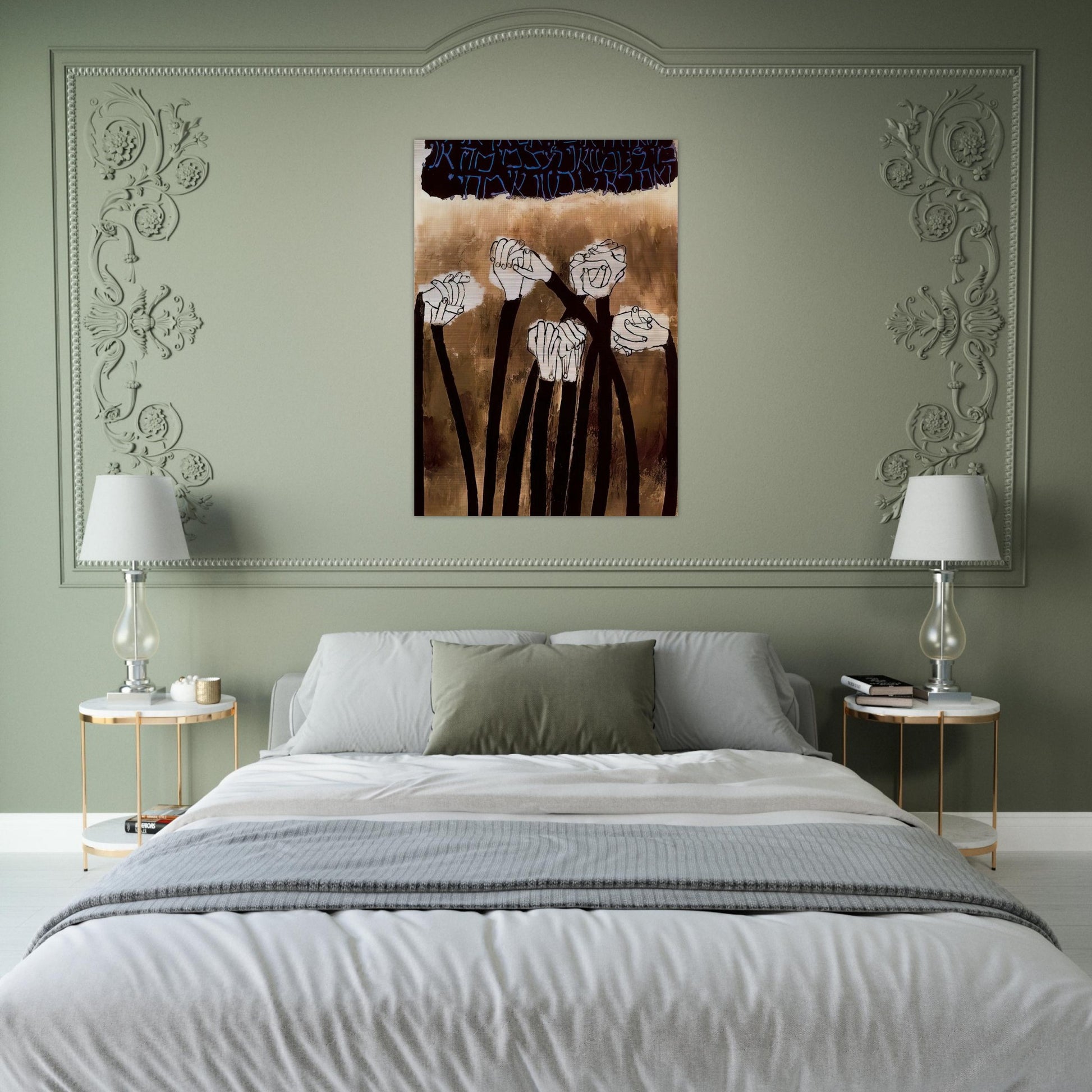 IDENTITY - Ben Shahn Brushed Aluminum Print - 70x100 cm / 28x40 inches | Ben Shahn Aluminum Print | Ben Shahn Prints