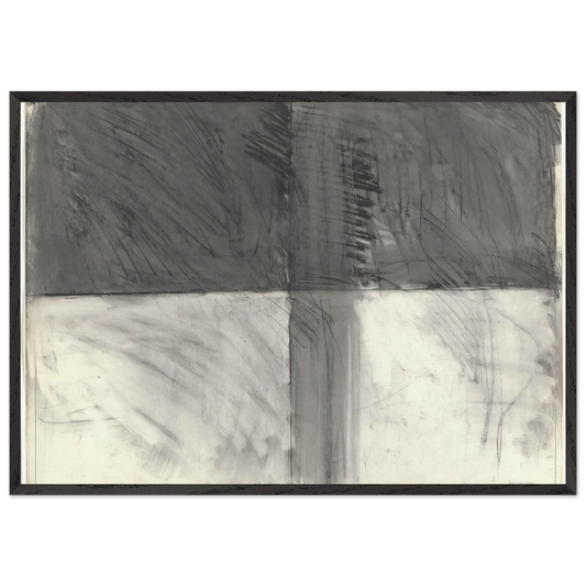 Untitled - 1962 N3 - Brice Marden 70x100 cm / 28x40 inches Framed Art Print – Black Wooden Frame