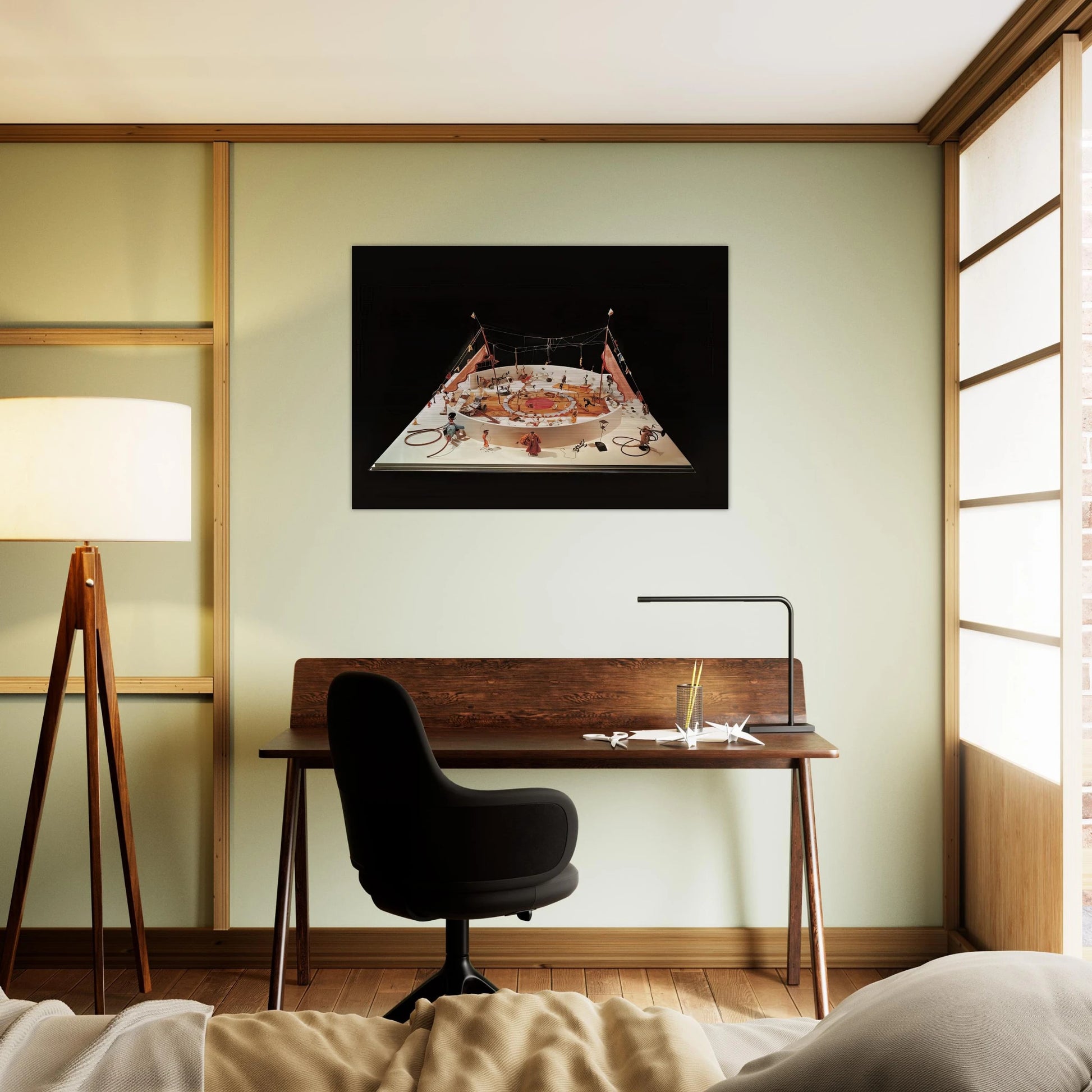 CALDER S CIRCUS 1931 - Alexander Calder Brushed Aluminum Print - 70x100 cm / 28x40 inches | Alexander Calder Aluminum Print | Alexander Calder Prints