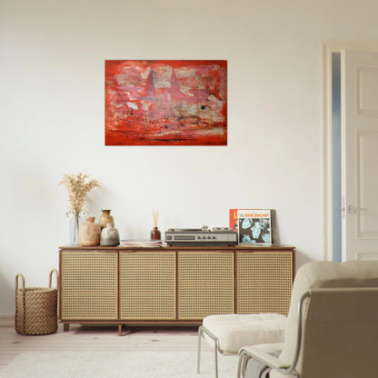 EMBRASEMENT 1954 - Zao Wou-Ki Brushed Aluminum Print - 70x100 cm / 28x40 inches | Zao Wou-Ki Aluminum Print | Zao Wou-Ki Prints