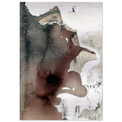 ET BAPTIZATUS EST A IOANNE IN IORDANE LUKE 3 3 - Salvador Dali Brushed Aluminum Print - 70x100 cm / 28x40 inches | Salvador Dali Aluminum Print | Salvador Dali Prints