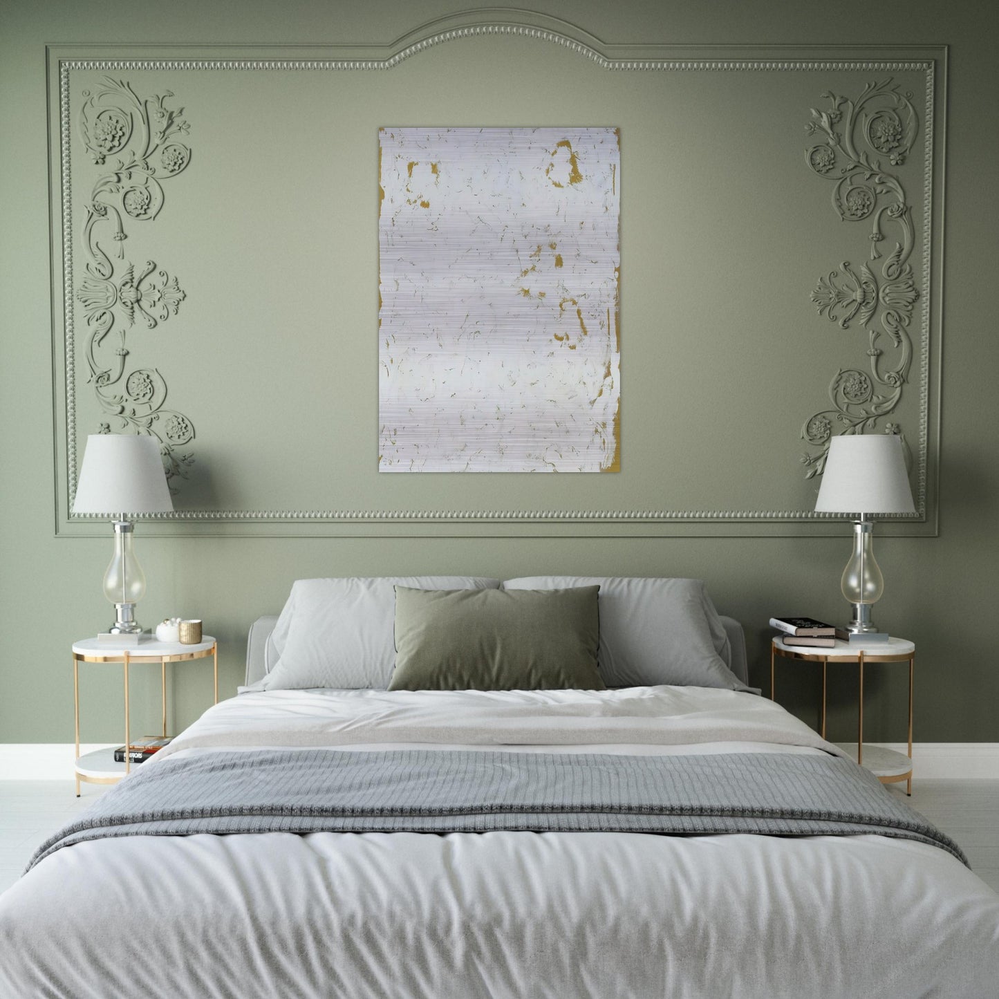 Wing - Robert Ryman Brushed Aluminum Print - 70x100 cm / 28x40 inches | Robert Ryman Aluminum Print | Robert Ryman Prints