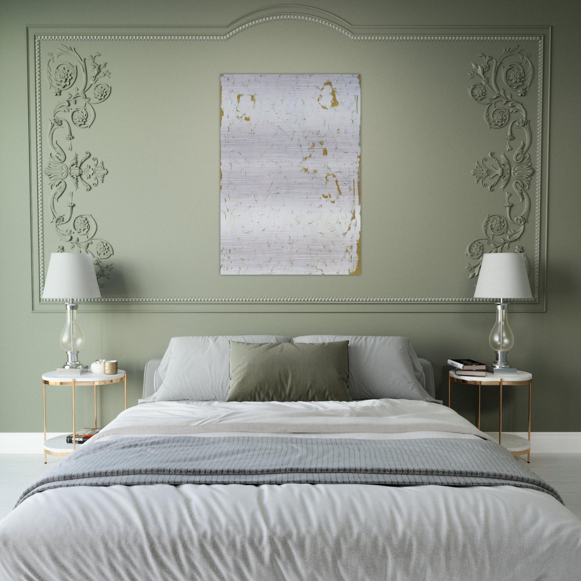 Wing - Robert Ryman Brushed Aluminum Print - 70x100 cm / 28x40 inches | Robert Ryman Aluminum Print | Robert Ryman Prints