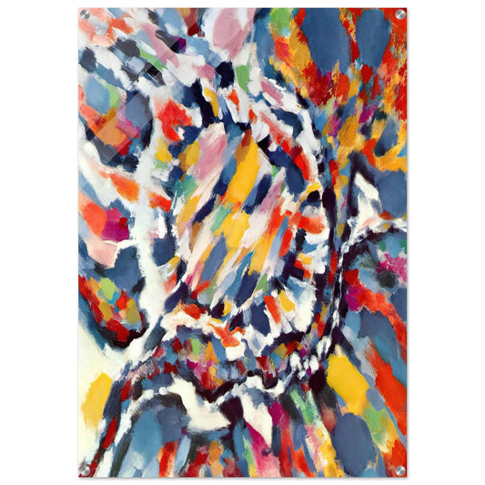 La Sève - 1963 - Alfred Manessier Acrylic Print - 70x100 cm / 28x40″ inches | Alfred Manessier Wall Art | Alfred Manessier Prints