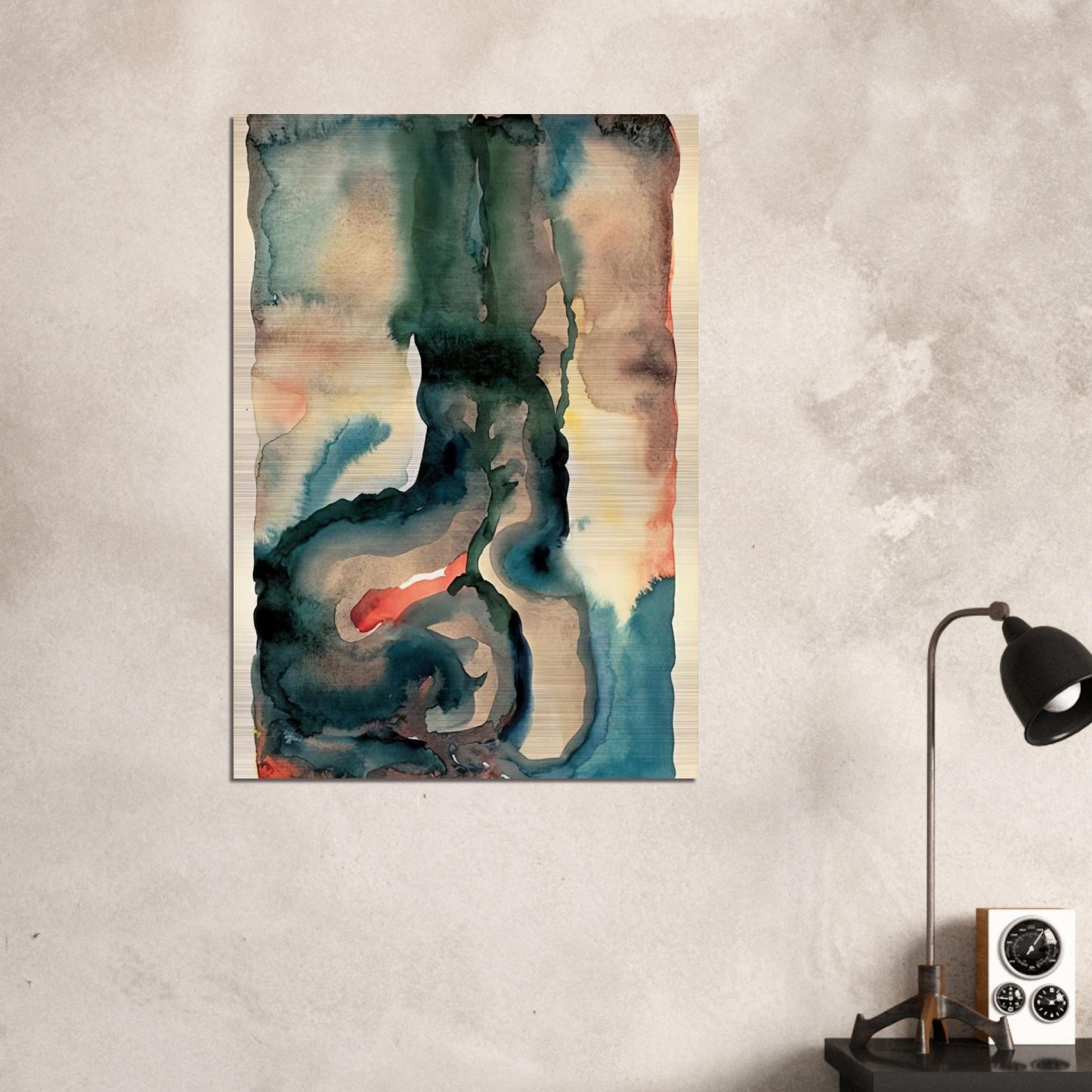 Portrait No. III - Georgia O'Keeffe Brushed Aluminum Print - 70x100 cm / 28x40 inches | Georgia O'Keeffe Aluminum Print | Georgia O'Keeffe Prints