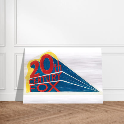 TRADEMARK 1 1962 - Edward Ruscha Brushed Aluminum Print - 70x100 cm / 28x40 inches | Edward Ruscha Aluminum Print | Edward Ruscha Prints