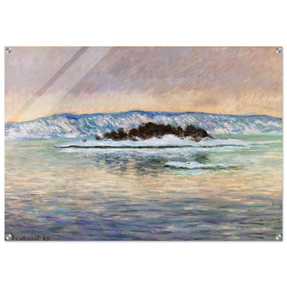 The Fjord, near Christiania - claude monet Acrylic Print - 70x100 cm / 28x40″ inches | claude monet Wall Art | claude monet Prints