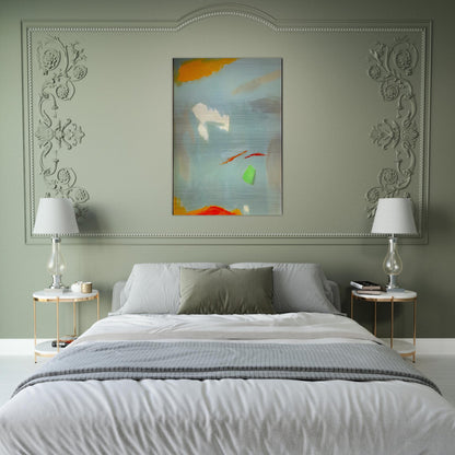 CANTO II 1995 - Esteban Vicente Brushed Aluminum Print - 70x100 cm / 28x40 inches | Esteban Vicente Aluminum Print | Esteban Vicente Prints