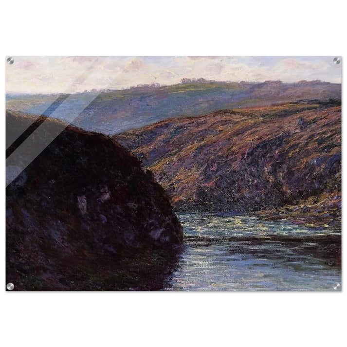 Valley of the Creuse, Afternoon Sunlight - claude monet Acrylic Print - 70x100 cm / 28x40″ inches