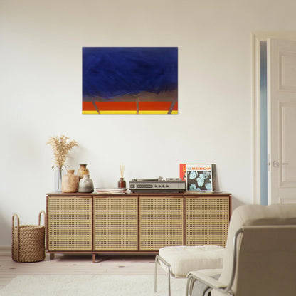 All Night - 1989 - Ronnie Landfield Brushed Aluminum Print - 70x100 cm / 28x40 inches | Ronnie Landfield Aluminum Print | Ronnie Landfield Prints