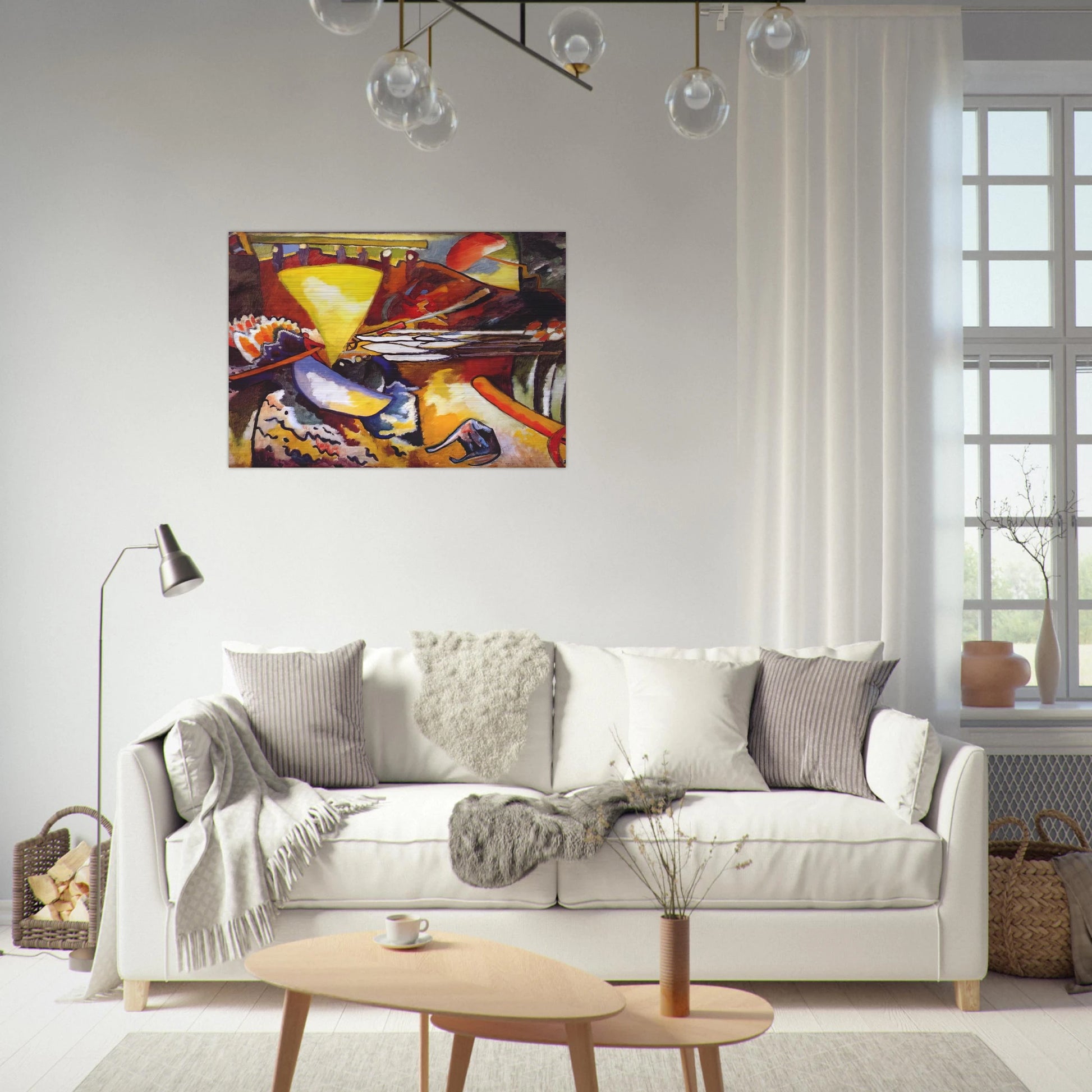 IMPROVISATION 11 1910 - Wassily Kandinsky Brushed Aluminum Print - 70x100 cm / 28x40 inches | Wassily Kandinsky Aluminum Print | Wassily Kandinsky Prints